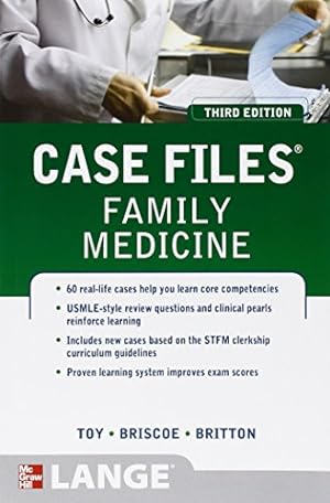 Seller image for Case Files Family Medicine, Third Edition (LANGE Case Files) for sale by Reliant Bookstore