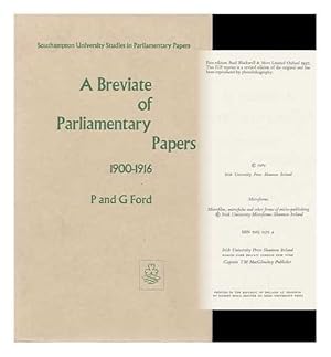 Bild des Verkufers fr Breviate of Parliamentary Papers (British Parliamentary Papers) zum Verkauf von WeBuyBooks