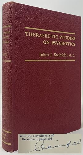 Seller image for Therapeutic Studies on Psychotics a Psychological and Psychosomatic Approach in Four Papers for sale by Oddfellow's Fine Books and Collectables