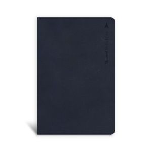 CSB Student Study Bible, Navy Leathertouch, Red Letter, Presentation Page, Study Notes and Commen...