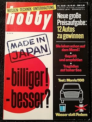 Bild des Verkufers fr hobby - Europas grte populr-technische Zeitschrift zum Verkauf von Klaus Kreitling