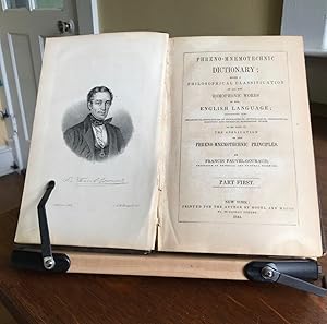 Seller image for Phreno-Mnemotechnic Dictionary; Being a Philosophical Classification of all the Homophonic Words of the English Language; Containing Also Separate Classifications of Geographical, Mythological, Biographical, Scientific and Technical Homophonic Words, to be Used in the Application of the Phreno-Mnemotechnic Principles for sale by ROBIN RARE BOOKS at the Midtown Scholar