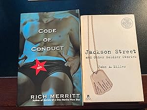 Code of Conduct - A Novel, First Printing, ** FREE ** trade paperback copy of: "Jackson Street an...