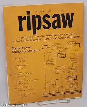 Immagine del venditore per Ripsaw: A Journal of Radical Criticism and Analysis Published by Graduate Students at Columbia University; No. 5, Spring 1970 venduto da Bolerium Books Inc.