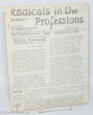 Seller image for Radicals in the professions newsletter: Vol. 1, no. 1, November 1967 for sale by Bolerium Books Inc.