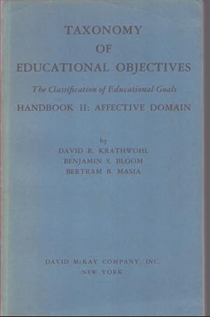 Immagine del venditore per TAXONOMY OF EDUCATIONAL OBJECTIVES The Classification of Educational Goals venduto da Neil Shillington: Bookdealer/Booksearch