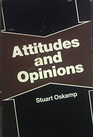 Bild des Verkufers fr Attitudes and Opinions. zum Verkauf von books4less (Versandantiquariat Petra Gros GmbH & Co. KG)