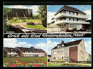 Ansichtskarte Bad Westernkotten /Westf., Pension Wieners, Kurheim Kemper und Haus Margarethe