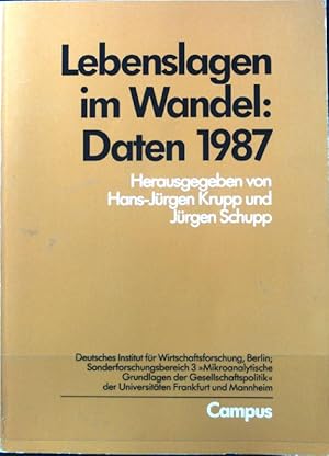 Seller image for Lebenslagen im Wandel: Daten 1987. Sozio-konomische Daten und Analysen fr die Bundesrepublik Deutschland ; Bd. 3 for sale by books4less (Versandantiquariat Petra Gros GmbH & Co. KG)