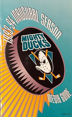 1993–94 Inaugural Mighty Ducks Media Guide