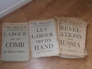 Imagen del vendedor de A Collection of issues of The Herald The National Labour weekly Newspaper 1917 - 1918 a la venta por Dublin Bookbrowsers