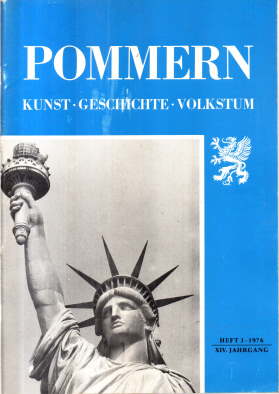 POMMERN. Kunst - Geschichte - Volkstum, Heft 3-1976, XIV. Jahrgang.