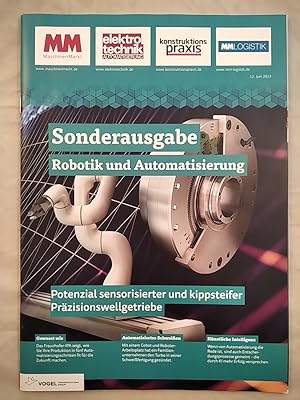 MM MaschinenMarkt: Sonderausgabe Robotik und Automatisierung, Ausgabe Juni 2023. Potenzial sensor...