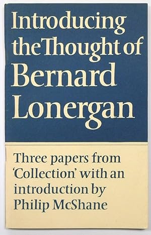 Bild des Verkufers fr Introducing the Thought of Bernard Lonergan zum Verkauf von PsychoBabel & Skoob Books