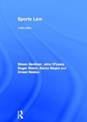 Image du vendeur pour Gardiner, S: Sports Law mis en vente par moluna