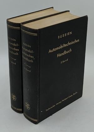 Automobiltechnisches Handbuch - 2 Bände [Bde 1 / 2].