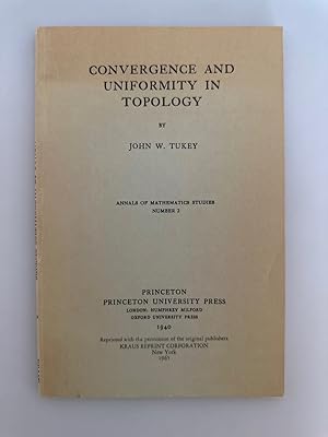 Immagine del venditore per Convergence and Uniformity in Topology (=Annals of Mathematics Studies, 2) venduto da Wissenschaftl. Antiquariat Th. Haker e.K