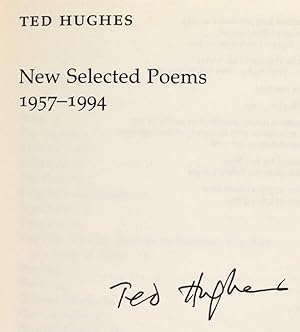 Seller image for New Selected Poems, 1957-1994. for sale by Blackwell's Rare Books ABA ILAB BA