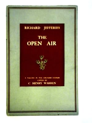 Seller image for The Open Air for sale by World of Rare Books