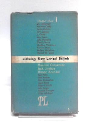 Seller image for Anthology: New Lyrical Ballads for sale by World of Rare Books