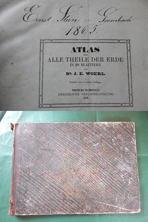 Bild des Verkufers fr Atlas ber alle Theile der Erde in 28 Blttern zum Verkauf von Buchantiquariat Uwe Sticht, Einzelunter.