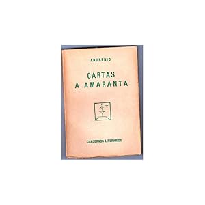 Bild des Verkufers fr CARTAS A AMARANTA zum Verkauf von Librera Salamb