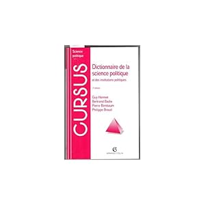 Imagen del vendedor de DICTIONNAIRE DE LA SCIENCE POLITIQUE et des institutions politiques a la venta por Librera Salamb