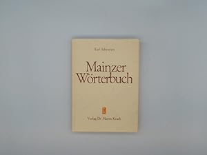 Bild des Verkufers fr Mainzer Wrterbuch zum Verkauf von Buchschloss