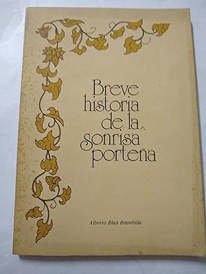 Seller image for Breve historia de la sonrisa portea for sale by Libros nicos