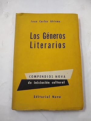 Imagen del vendedor de Los generos literarios a la venta por Libros nicos