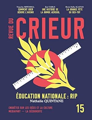 Seller image for Revue du Crieur numÃ©ro 15 for sale by WeBuyBooks