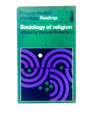 Imagen del vendedor de Sociology of Religion a la venta por World of Rare Books