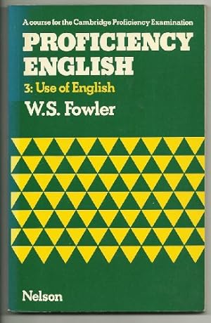 Seller image for Use of English (Bk. 3) (Proficiency English) for sale by WeBuyBooks