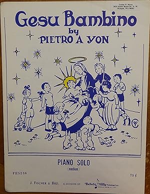 Immagine del venditore per Gesu Bambino (piano solo) venduto da Faith In Print