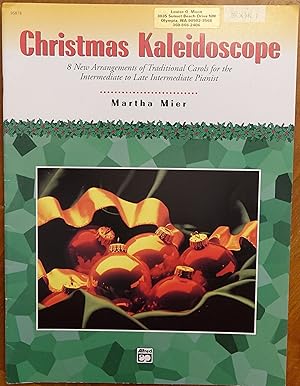 Bild des Verkufers fr Christmas Kaleidoscope Book 1: 8 New Arrangements of Traditional Carols for the Intermediate to Late Intermediate Pianist zum Verkauf von Faith In Print
