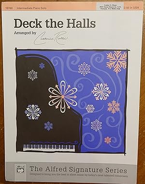 Imagen del vendedor de Deck the Halls (Intermediate Piano Solo) a la venta por Faith In Print