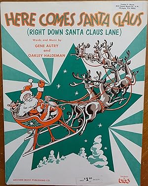 Imagen del vendedor de Here Comes Santa Claus a la venta por Faith In Print
