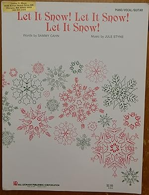 Imagen del vendedor de Let it Snow! Let it Snow! Let it Snow! (Piano / Vocal / Guitar) a la venta por Faith In Print