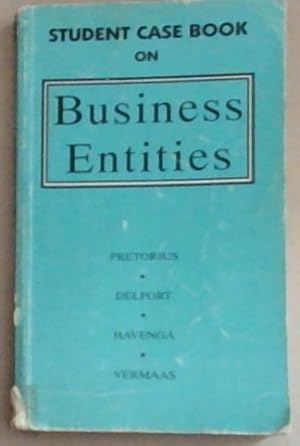 Bild des Verk�ufers f�r Student Case Book on Business Entities zum Verkauf von Chapter 1