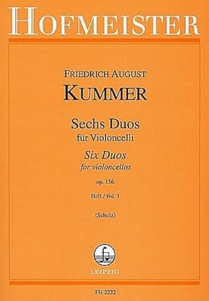 Bild des Verkufers fr 6 Duos op.156 Band 1fr 2 Violoncelli zum Verkauf von Smartbuy