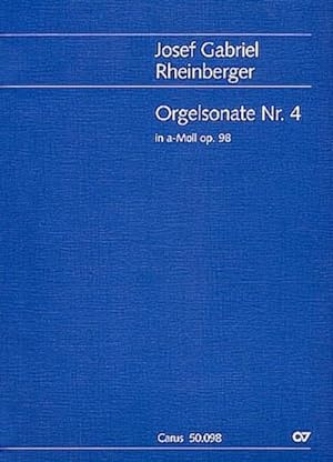 Bild des Verkufers fr Sonate a-Moll Nr.4 op.98 fr OrgelGroformat zum Verkauf von Smartbuy