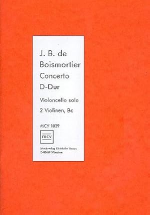 Bild des Verkufers fr Konzert D-Dur fr Violoncello solo,2 Violinen und Bc. : Partitur und Stimmen zum Verkauf von Smartbuy