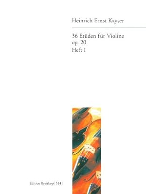 Bild des Verkufers fr 36 Etden op.20 Band 1fr Violine zum Verkauf von Smartbuy