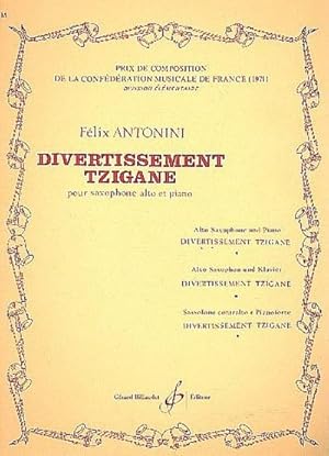 Seller image for Divertissement tziganepour saxophone alto et piano for sale by Smartbuy