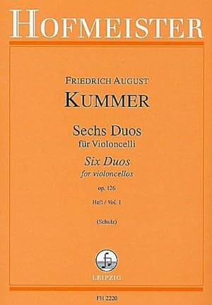 Bild des Verkufers fr 6 Duos op.126 Band 1 (Nr.1-3)fr 2 Violoncelli : Spielpartitur zum Verkauf von Smartbuy