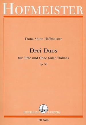 Bild des Verkufers fr 3 Duos op.38 fr Flte und Oboe zum Verkauf von Smartbuy