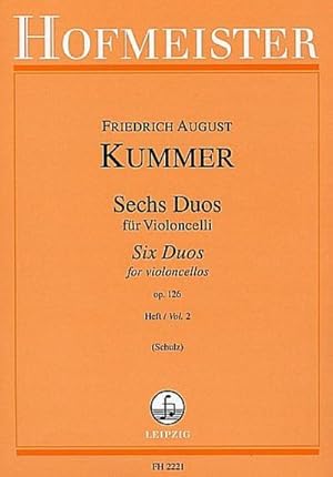 Bild des Verkufers fr 6 Duos op.126 Band 2 (Nr.4-6)fr 2 Violoncelli : Spielpartitur zum Verkauf von Smartbuy