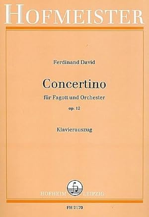 Bild des Verkufers fr Concertino op.12 fr Fagott und Orchester : Klavierauszug zum Verkauf von Smartbuy