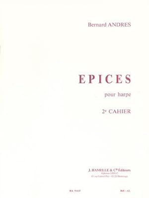 Bild des Verkufers fr Epices vol.2pour harpe zum Verkauf von Smartbuy