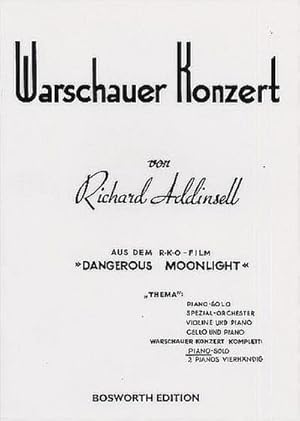 Immagine del venditore per Warschauer Konzertfor piano solo venduto da Smartbuy